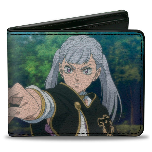 Buckle-Down Bi-Fold Wallet - Black Clover Noelle Silva Wand Spell Pose