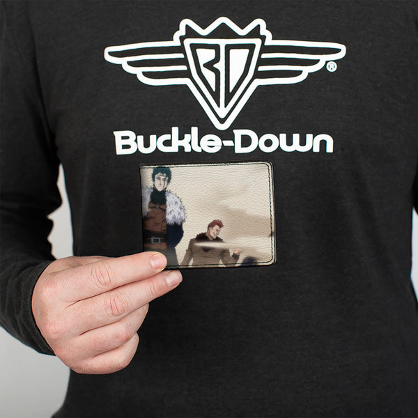 Buckle-Down Bi-Fold Wallet - BLACK CLOVER Zenon And Dark Disciples Base Scene And Title Logo