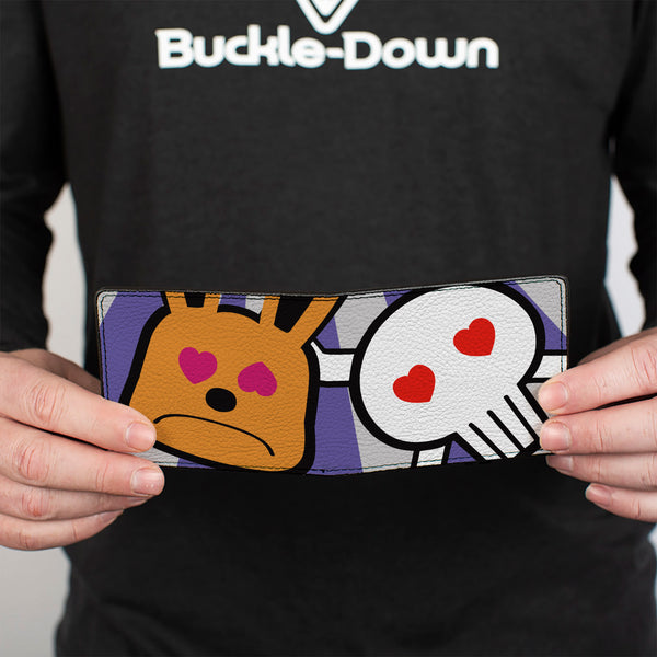 Buckle-Down Bi-Fold Wallet - Buckle-Down Cartoon CLOSE-UP