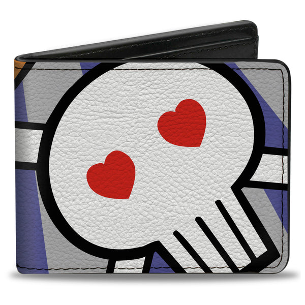 Buckle-Down Bi-Fold Wallet - Buckle-Down Cartoon CLOSE-UP