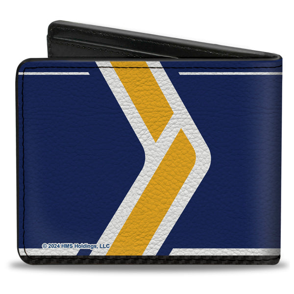 Buckle-Down Bi-Fold Wallet - Chase Elliott #9 Racing Logo Royal/Yellow/White