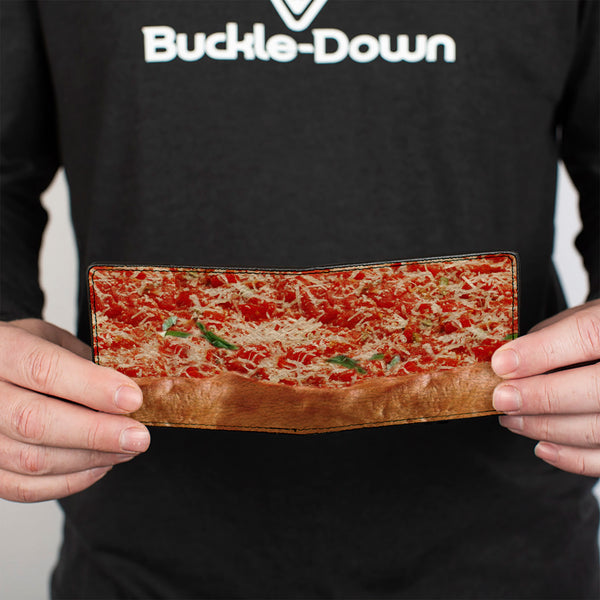 Buckle-Down Bi-Fold Wallet - Chicago Style Pizza Vivid