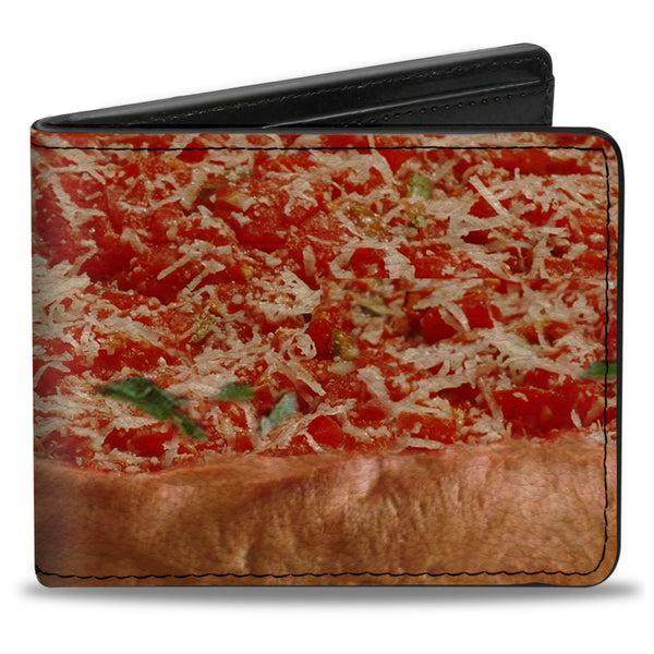 Buckle-Down Bi-Fold Wallet - Chicago Style Pizza Vivid