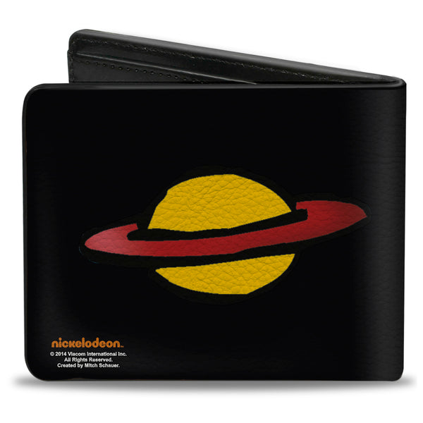 Buckle-Down Bi-Fold Wallet - Chuckie Running Pose + Saturn Black