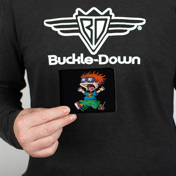 Buckle-Down Bi-Fold Wallet - Chuckie Running Pose + Saturn Black