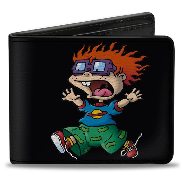 Buckle-Down Bi-Fold Wallet - Chuckie Running Pose + Saturn Black