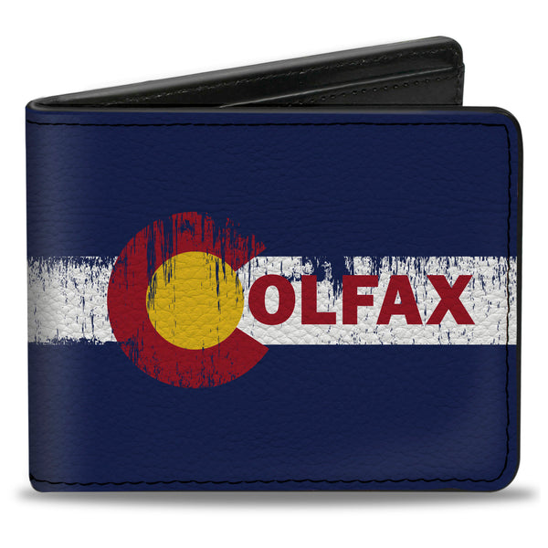 Buckle-Down Bi-Fold Wallet - COLFAX Colorado Flag Weathered
