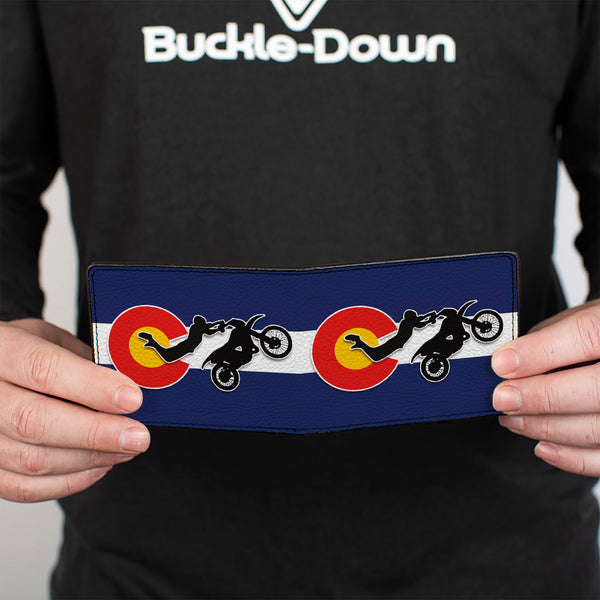 Buckle-Down Bi-Fold Wallet - Colorado Freestyle Motocross Superman