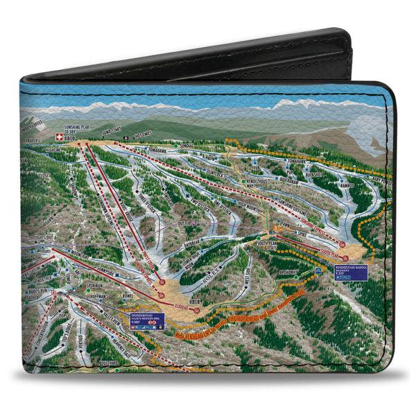 Buckle-Down Bi-Fold Wallet - Colorado Steamboat Ski Trail Map