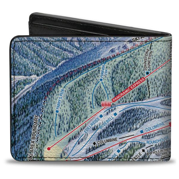 Buckle-Down Bi-Fold Wallet - Colorado Winter Park Run1 Mary Jane