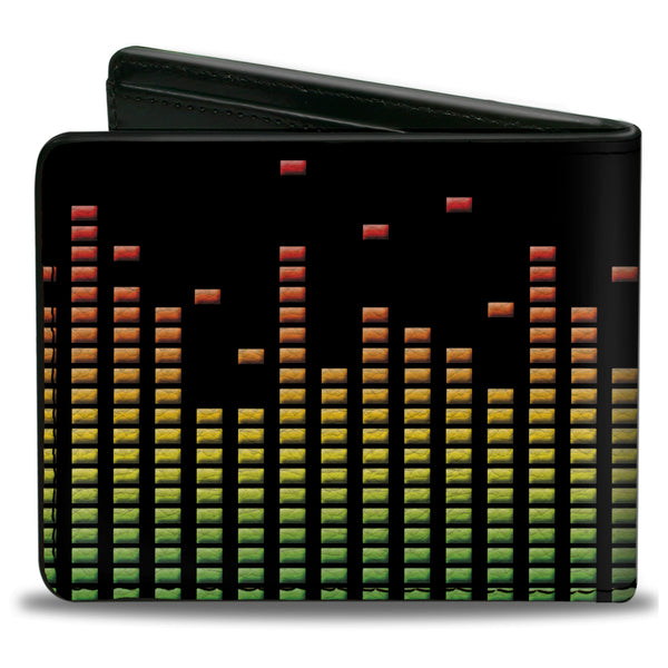 Buckle-Down Bi-Fold Wallet - DC Equalizer Black Multi Color