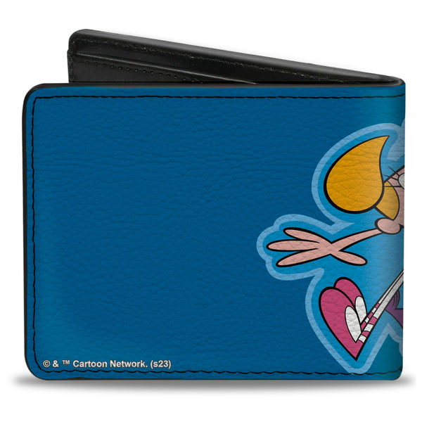 Buckle-Down Bi-Fold Wallet - DEXTER'S LABORATORY Dexter And Dee Dee NO PLACE FOR THE LIKES OF YOU Pose Blues