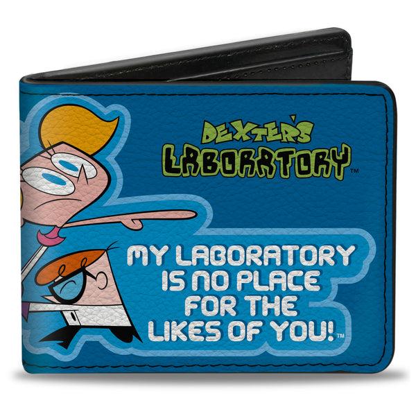 Buckle-Down Bi-Fold Wallet - DEXTER'S LABORATORY Dexter and Dee Dee NO PLACE FOR THE LIKES OF YOU Pose Blues