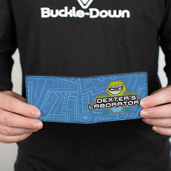 Buckle-Down Bi-Fold Wallet - DEXTER'S LABORATORY Icon Blues