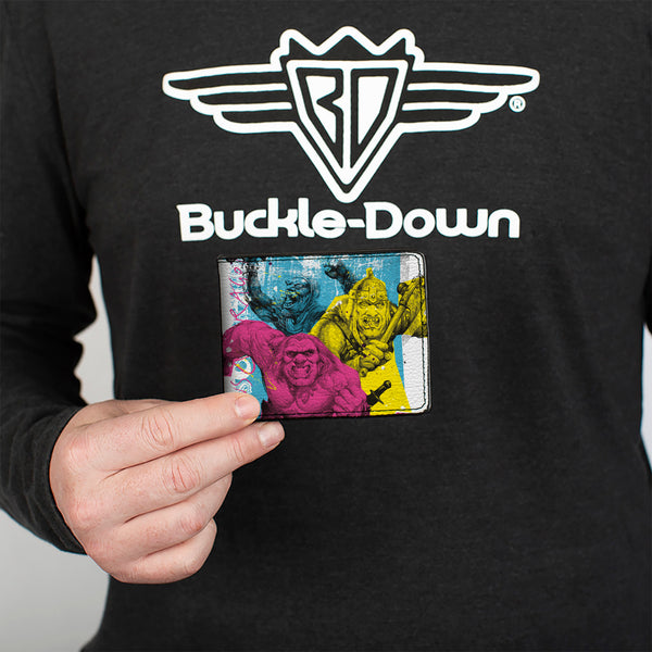 Buckle-Down Bi-Fold Wallet - Dungeons & Dragons GHOUL GANG Group Pose White/Multi Color
