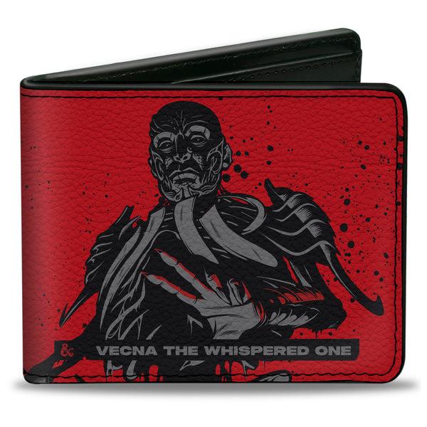 Buckle-Down Bi-Fold Wallet - Dungeons & Dragons Vecna Pose A SMALL PRICE TO PAY Red/Black/Gray