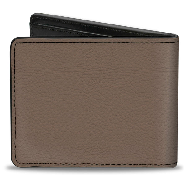 Buckle-Down Bi-Fold Wallet - Ford Bucking Bronco Icon Established Brand Logo Browns/White