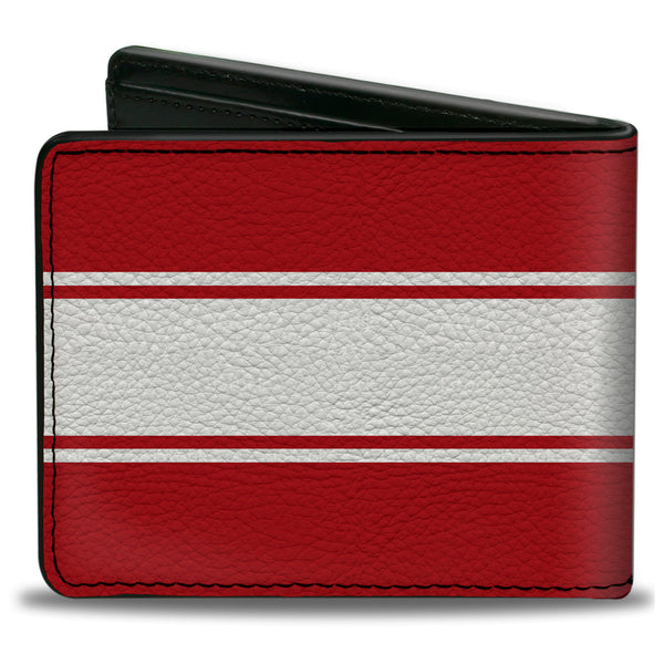 Buckle-Down Bi-Fold Wallet - Ford Mustang GT CS Stripe Red White