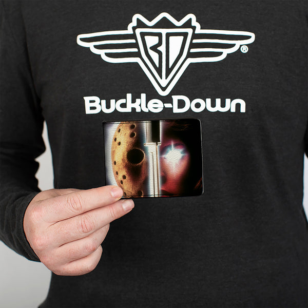 Buckle-Down Bi-Fold Wallet - Friday The 13th PART VII THE NEW BLOOD Movie Poster And Title Logo