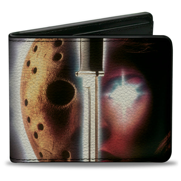 Buckle-Down Bi-Fold Wallet - Friday the 13th PART VII THE NEW BLOOD Movie Poster and Title Logo
