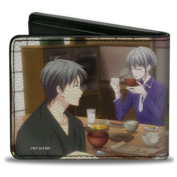 Buckle-Down Bi-Fold Wallet - Fruits Basket Shigure Yuki Tohru Kyo Dining Scene
