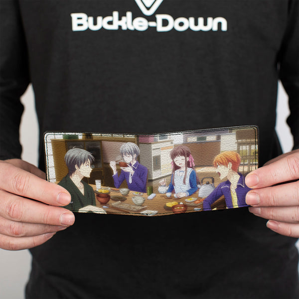 Buckle-Down Bi-Fold Wallet - Fruits Basket Shigure Yuki Tohru Kyo Dining Scene