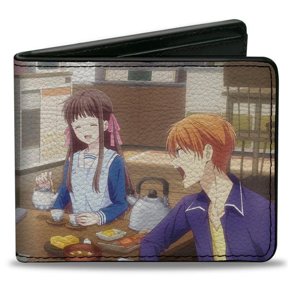 Buckle-Down Bi-Fold Wallet - Fruits Basket Shigure Yuki Tohru Kyo Dining Scene