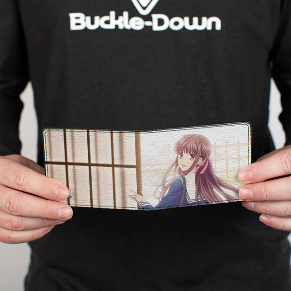 Buckle-Down Bi-Fold Wallet - Fruits Basket Tohru Honda School Uniform Exiting Scene