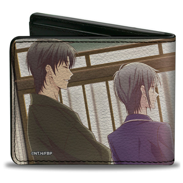 Buckle-Down Bi-Fold Wallet - Fruits Basket Welcome Back Four Character Group Scene