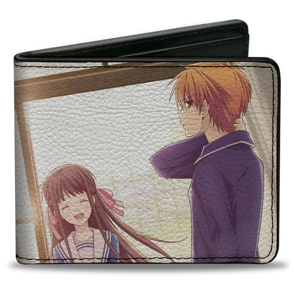 Buckle-Down Bi-Fold Wallet - Fruits Basket Welcome Back Four Character Group Scene