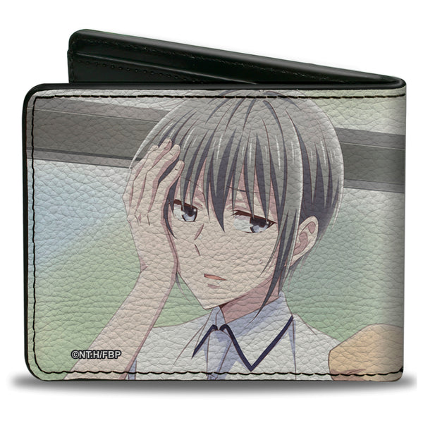 Buckle-Down Bi-Fold Wallet - Fruits Basket Yuki And Kakeru Class Pose