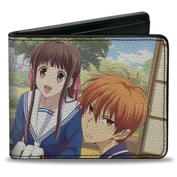 Buckle-Down Bi-Fold Wallet - Fruits Basket Yuki Tohru Kyo Animage Magazine Group Pose Scene