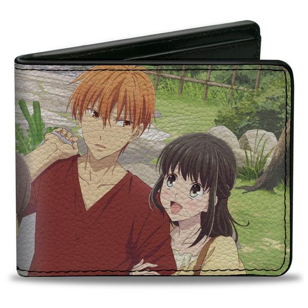 Buckle-Down Bi-Fold Wallet - Fruits Basket Yuki Tohru Kyo Kagure Group Scene