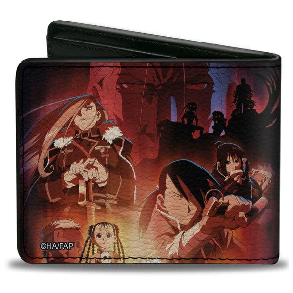 Buckle-Down Bi-Fold Wallet - FULLMETAL ALCHEMIST BROTHERHOOD Characters Pose Collage
