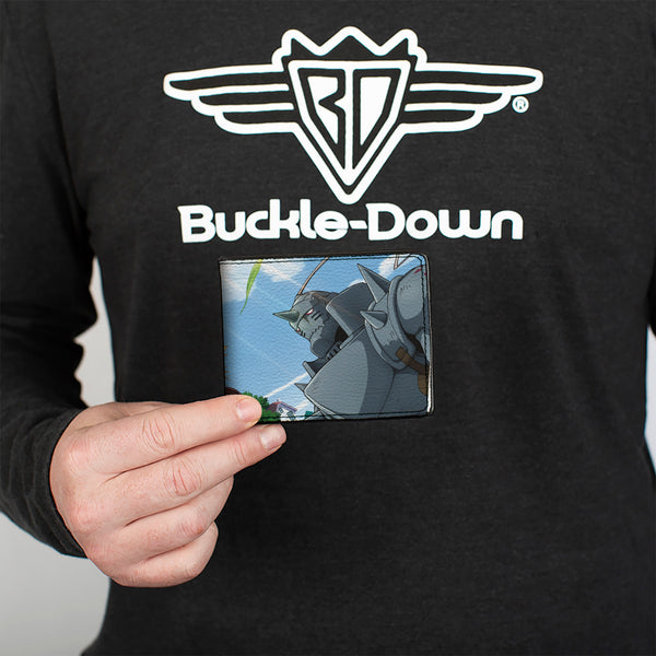 Buckle-Down Bi-Fold Wallet - Fullmetal Alchemist Brotherhood Elric Brothers Blue Sky Pose