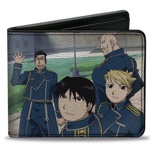 Buckle-Down Bi-Fold Wallet - Fullmetal Alchemist Brotherhood Six Character Yard Scene