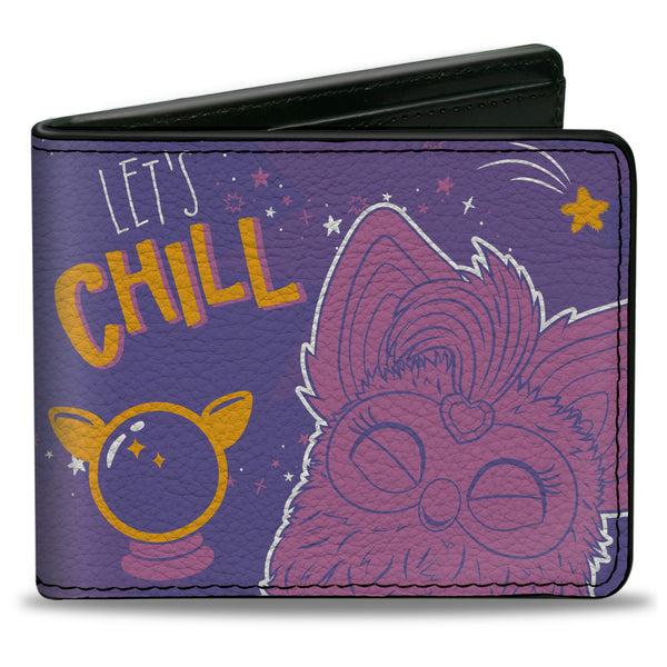 Buckle-Down Bi-Fold Wallet - Furby Friends LET'S CHILL Pose Purples/Pink
