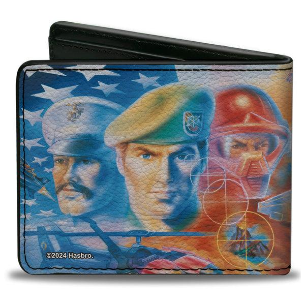 Buckle-Down Bi-Fold Wallet - GI JOE Retro Shuttle Poster Scene