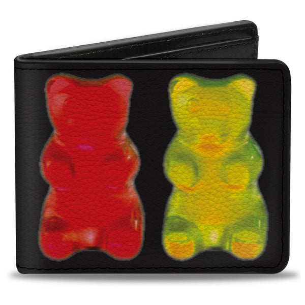Buckle-Down Bi-Fold Wallet - Gummy Bears Black Multi Color