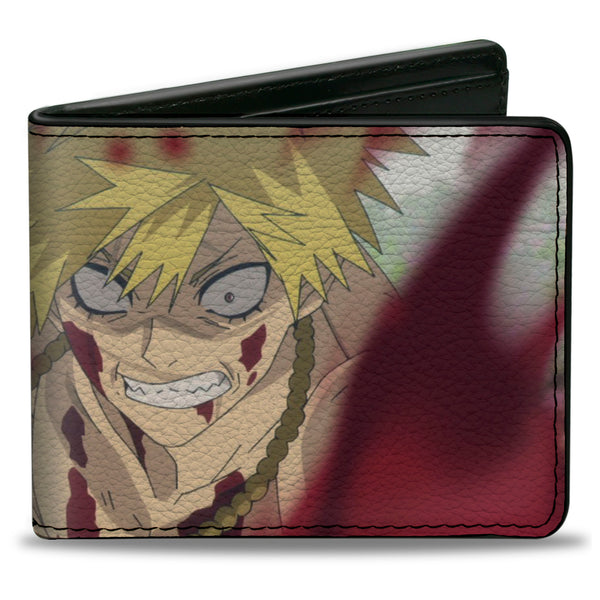 Buckle-Down Bi-Fold Wallet - HELL'S PARADISE Aza Chobei Fighting Pose and Title Logo