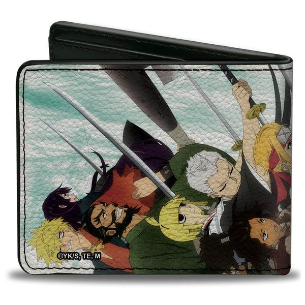 Buckle-Down Bi-Fold Wallet - Hell's Paradise Eleven Character Sword Attack Pose