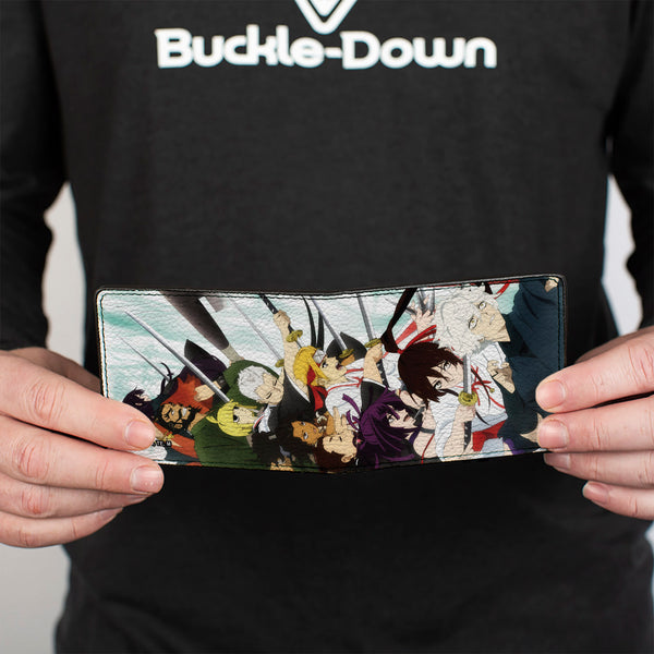 Buckle-Down Bi-Fold Wallet - Hell's Paradise Eleven Character Sword Attack Pose