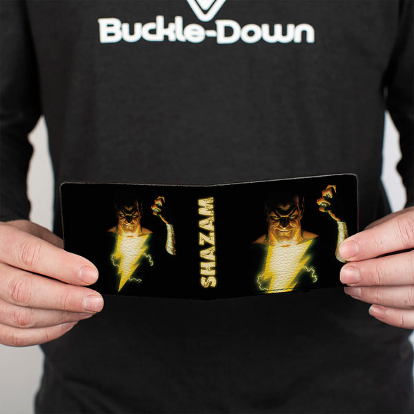 Buckle-Down Bi-Fold Wallet - Justice Society Of America Issue #23 Alex Ross BLACK ADAM Cover Pose