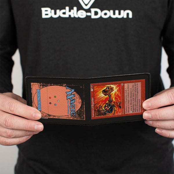 Buckle-Down Bi-Fold Wallet - Magic The Gathering Hammer Of Bogardan Deckmaster Card Replica