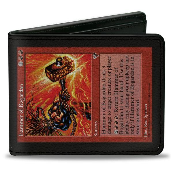Buckle-Down Bi-Fold Wallet - Magic the Gathering Hammer of Bogardan Deckmaster Card Replica