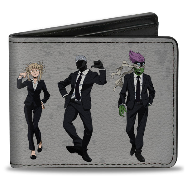 Buckle-Down Bi-Fold Wallet - My Hero Academia Paranormal Liberation Front Villains Group Pose Grays