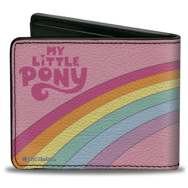Buckle-Down Bi-Fold Wallet - MY LITTLE PONY Three Pony Rainbow Cloud Pose Pinks