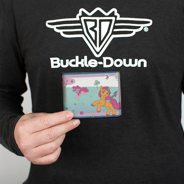 Buckle-Down Bi-Fold Wallet - My Little Pony Three Pony Scene