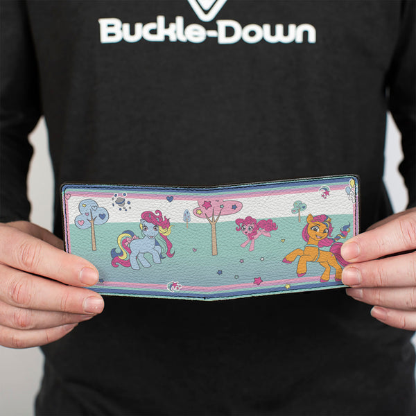 Buckle-Down Bi-Fold Wallet - My Little Pony Three Pony Scene