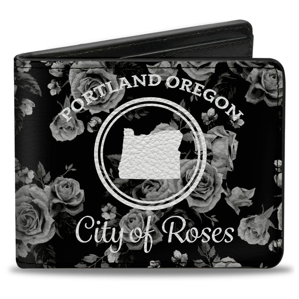 Buckle-Down Bi-Fold Wallet - Oregon Silo PORTLAND OREGON-CITY OF ROSES